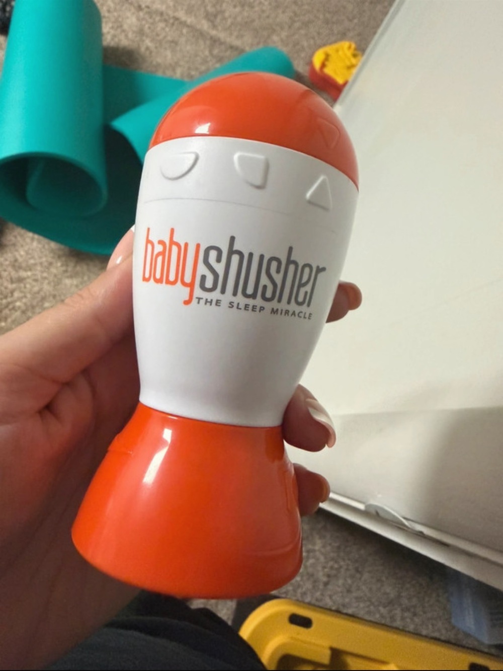 Baby Shusher Sleep Soother - Orange and White